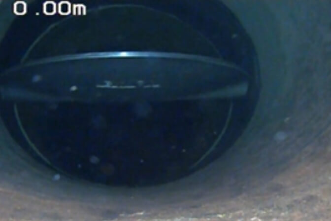 Underwater Scrubber Overboard Pipe Internal Inspection Using Borescope Camera